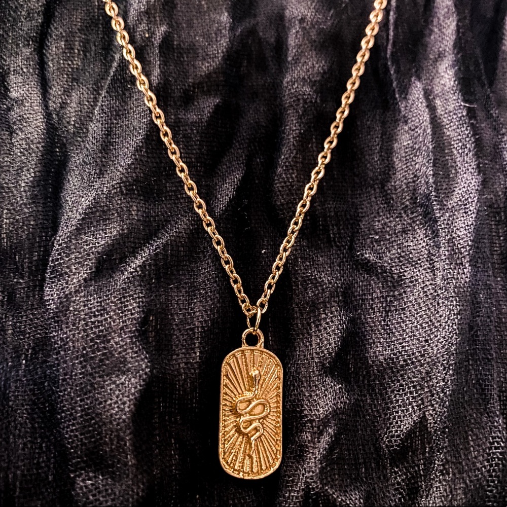 🐍 Snake Charm Necklace 🐍